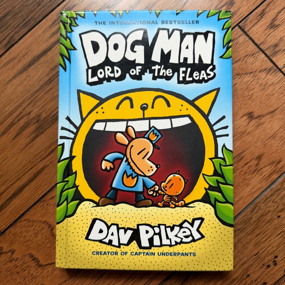 Dog Man Lord of the Fleas Hardcover Dav Pilkey